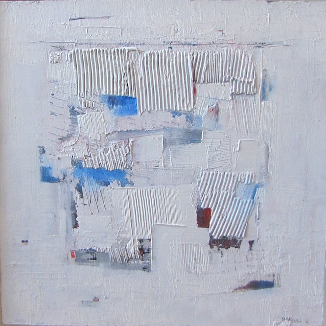 Michael Deavoll |  Compostition in White No 1 | McATamney Gallery | Geraldine NZ